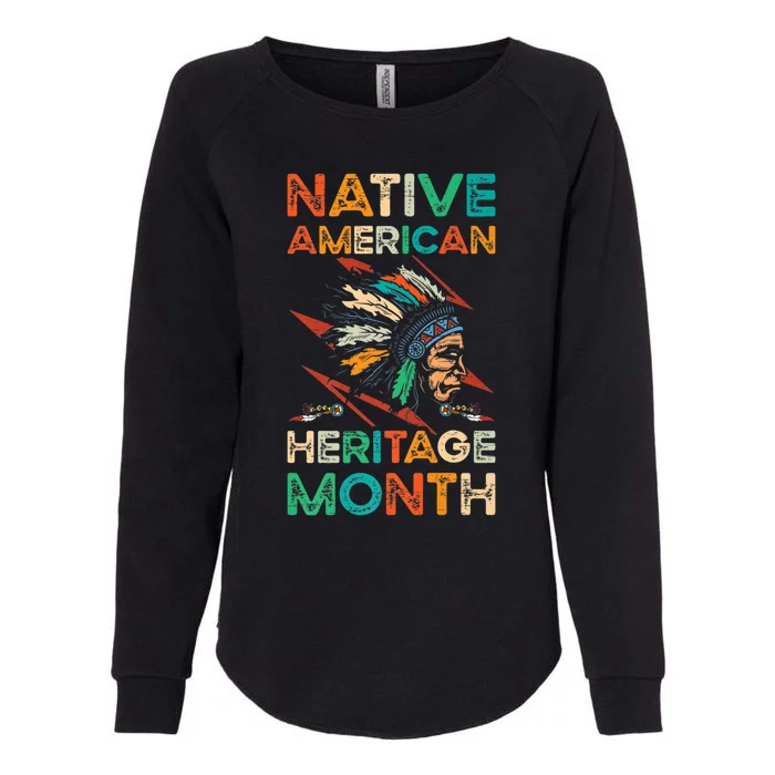 Columbus American Regalia Native American Heritage Month Funny Gift Womens California Wash Sweatshirt