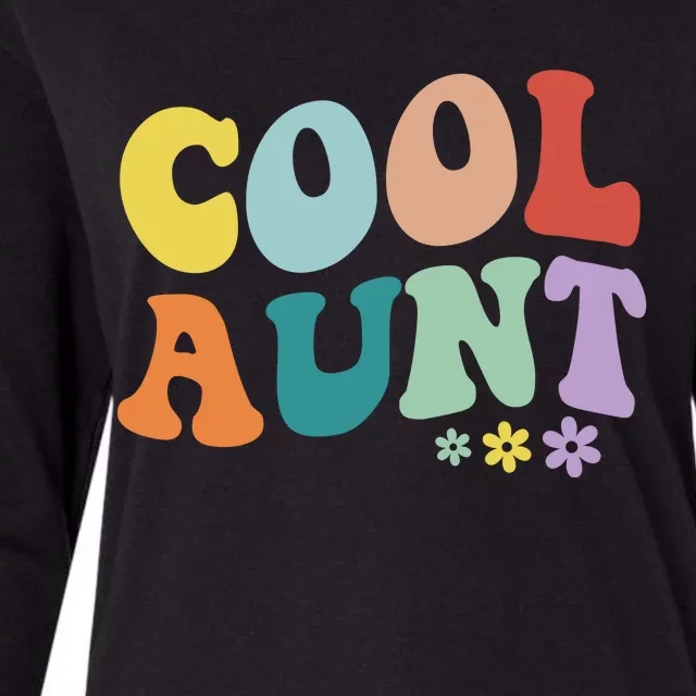 Cool Aunt Retro Gift Womens Cotton Relaxed Long Sleeve T-Shirt