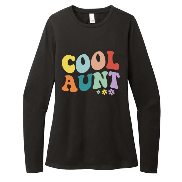 Cool Aunt Retro Gift Womens CVC Long Sleeve Shirt