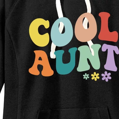 Cool Aunt Retro Gift Women's Fleece Hoodie