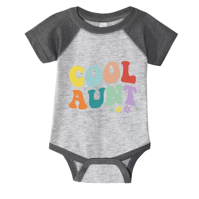 Cool Aunt Retro Gift Infant Baby Jersey Bodysuit