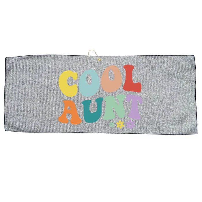 Cool Aunt Retro Gift Large Microfiber Waffle Golf Towel