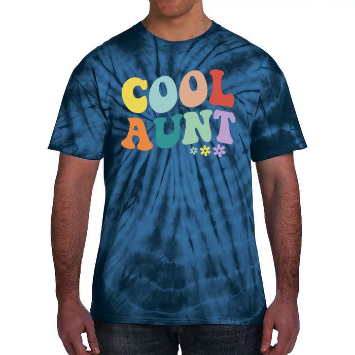 Cool Aunt Retro Gift Tie-Dye T-Shirt