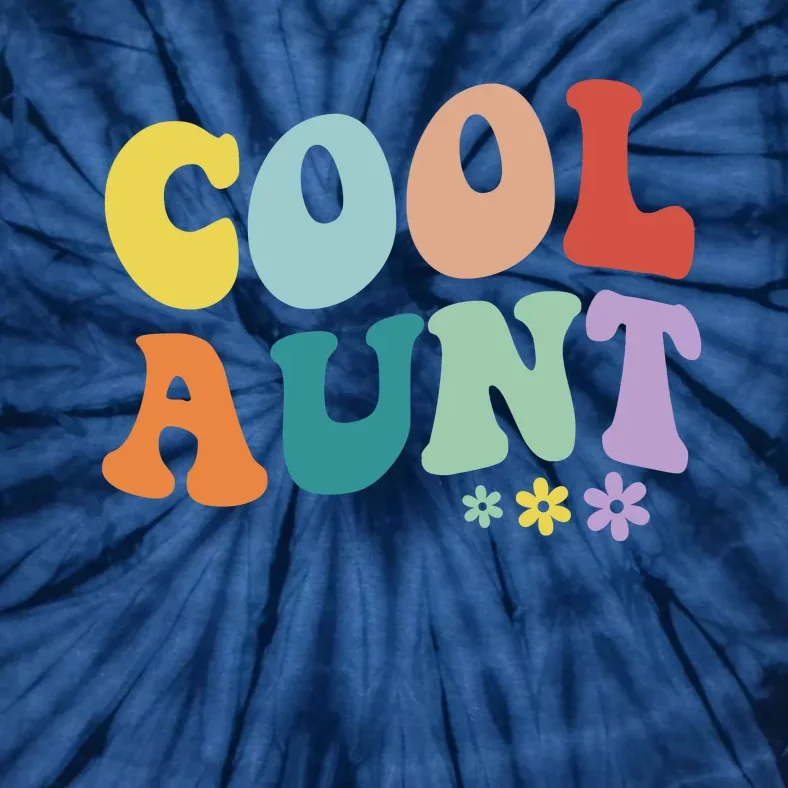 Cool Aunt Retro Gift Tie-Dye T-Shirt