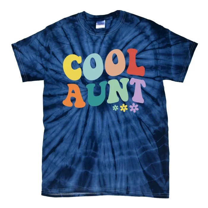 Cool Aunt Retro Gift Tie-Dye T-Shirt