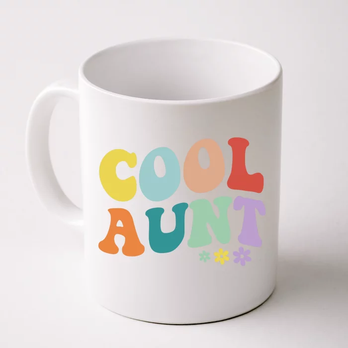 Cool Aunt Retro Gift Front & Back Coffee Mug