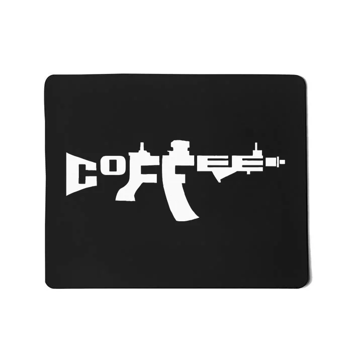 Coffee Ar15 Rifle Gun Owner Mousepad