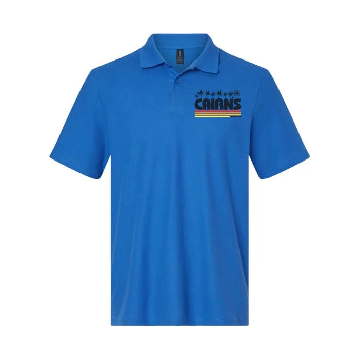 Cairns Australia Retro Tourism Cute Gift Softstyle Adult Sport Polo