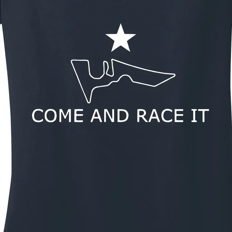 Come And Race It Texas Pride Women's V-Neck T-Shirt