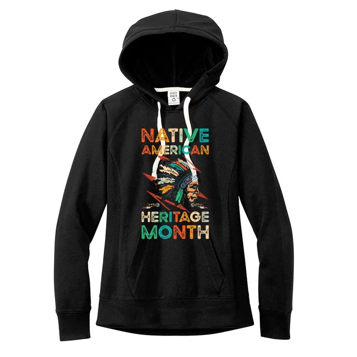 Columbus American Regalia Native American Heritage Month Cool Gift Women's Fleece Hoodie