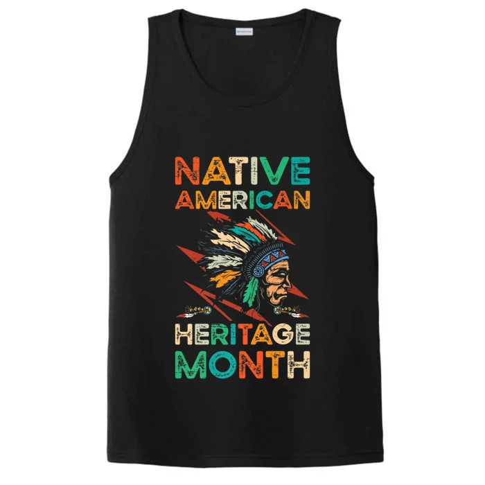 Columbus American Regalia Native American Heritage Month Cool Gift Performance Tank