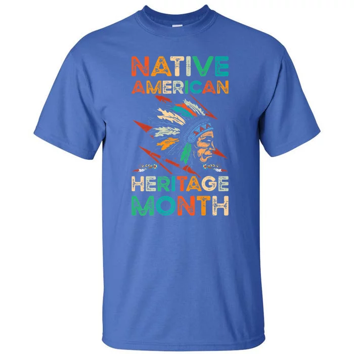 Columbus American Regalia Native American Heritage Month Cool Gift Tall T-Shirt