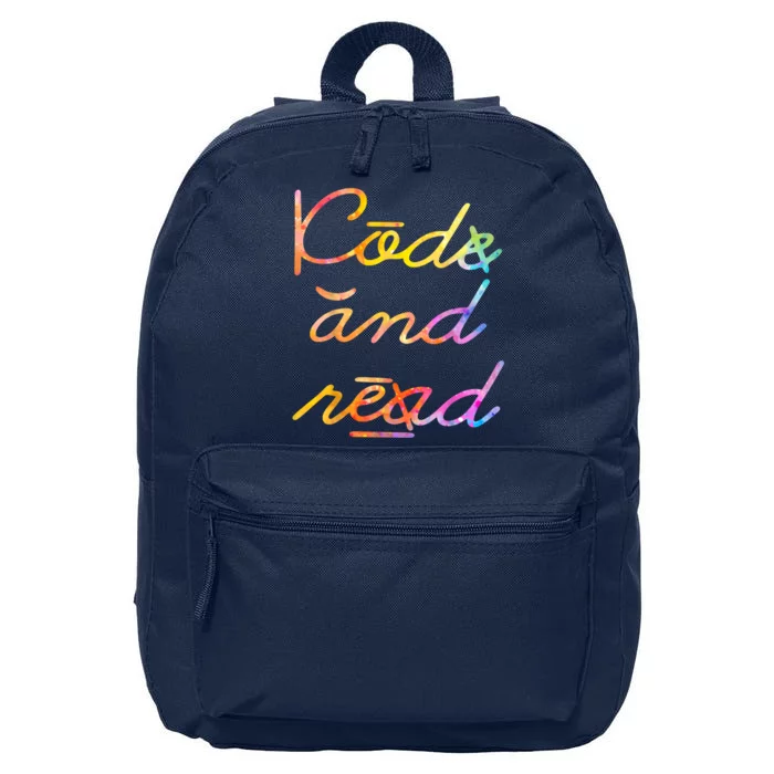 Code And Read Dyslexia Awareness 16 in Basic Backpack