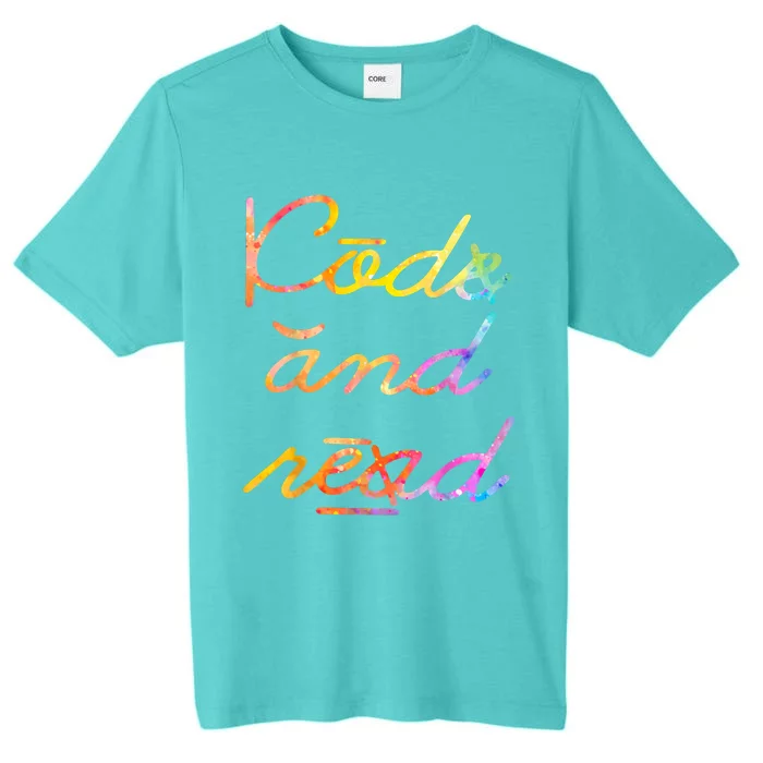 Code And Read Dyslexia Awareness ChromaSoft Performance T-Shirt