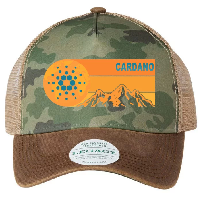 Cardano Crypto mountain Legacy Tie Dye Trucker Hat