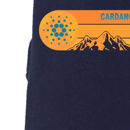 Cardano Crypto mountain Doggie 3-End Fleece Hoodie