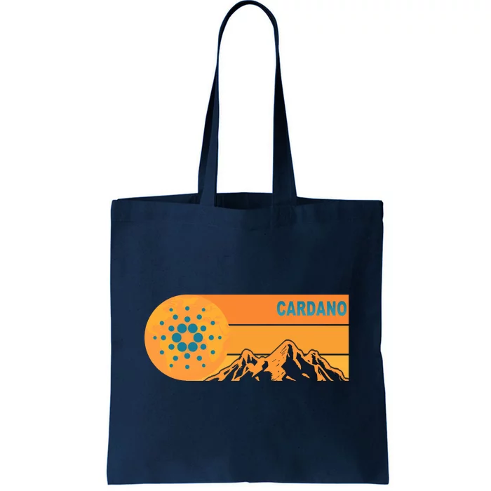 Cardano Crypto mountain Tote Bag