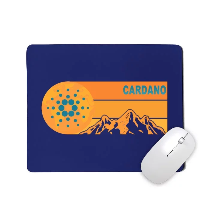 Cardano Crypto mountain Mousepad