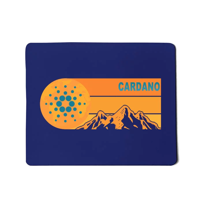 Cardano Crypto mountain Mousepad