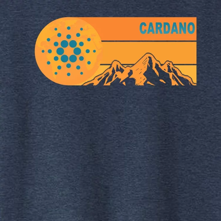 Cardano Crypto mountain Women's Crop Top Tee