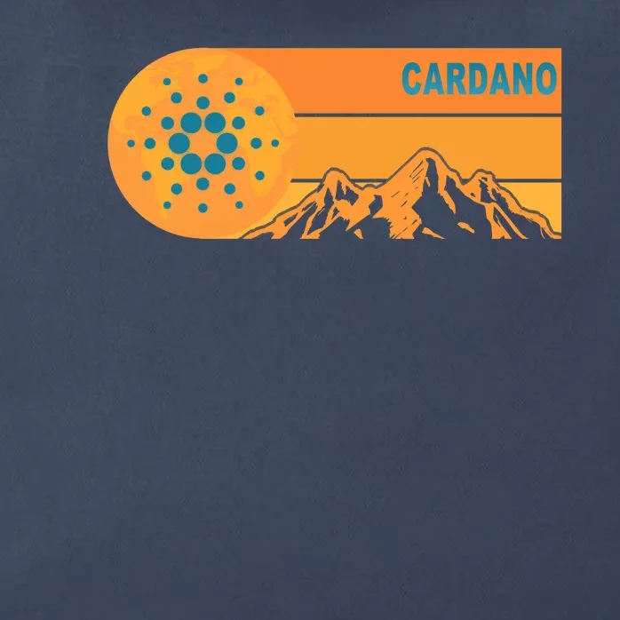 Cardano Crypto mountain Zip Tote Bag