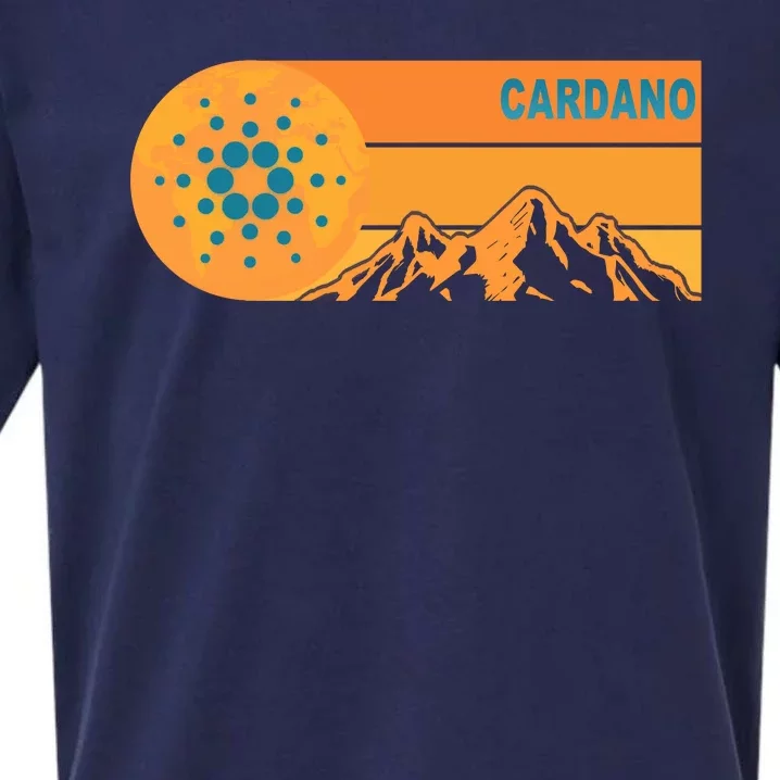 Cardano Crypto mountain Sueded Cloud Jersey T-Shirt