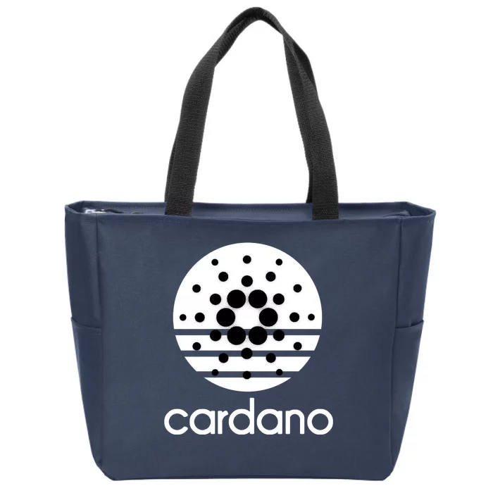 Cardano Logo Zip Tote Bag