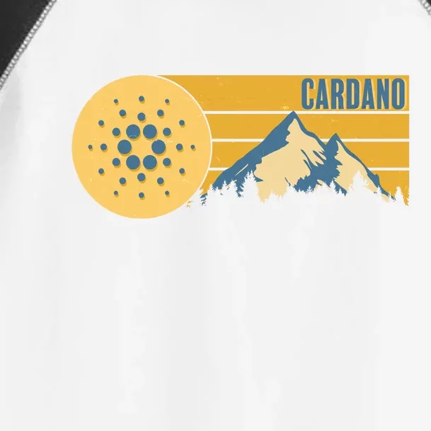 Cardano Vintage Mountains Crypto Currency Toddler Fine Jersey T-Shirt