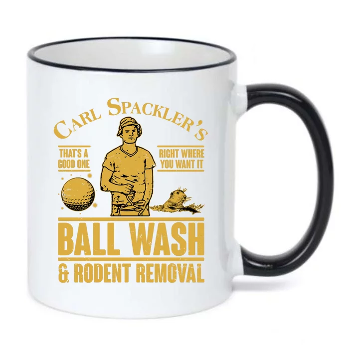 Carl's Spackler's Ball Wash And Rodent Removal Black Color Changing Mug