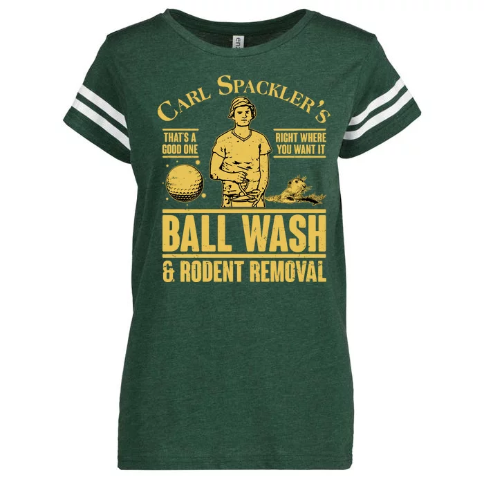 Carl's Spackler's Ball Wash And Rodent Removal Enza Ladies Jersey Football T-Shirt