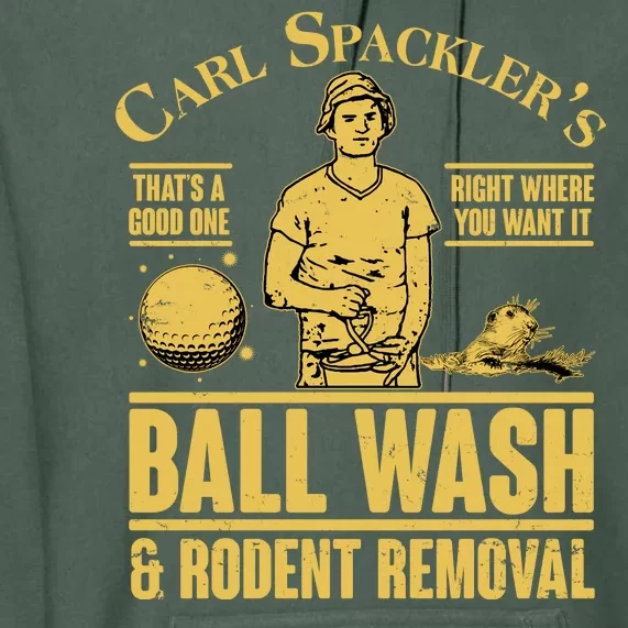 Carl's Spackler's Ball Wash And Rodent Removal Premium Hoodie