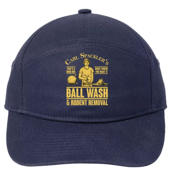 Carl's Spackler's Ball Wash And Rodent Removal 7-Panel Snapback Hat