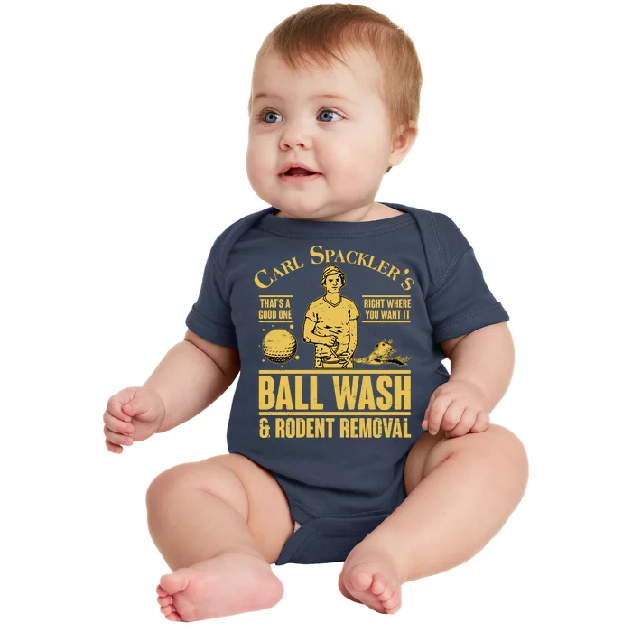 Carl's Spackler's Ball Wash And Rodent Removal Baby Bodysuit