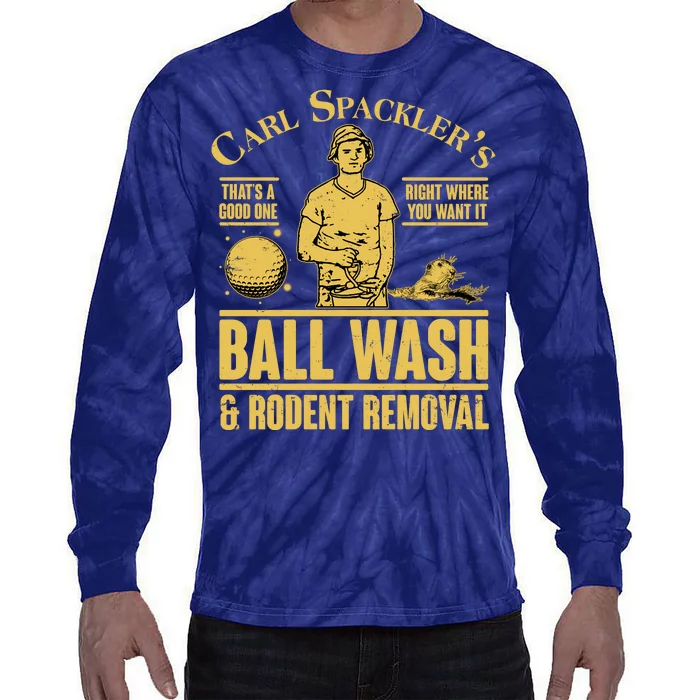 Carl's Spackler's Ball Wash And Rodent Removal Tie-Dye Long Sleeve Shirt