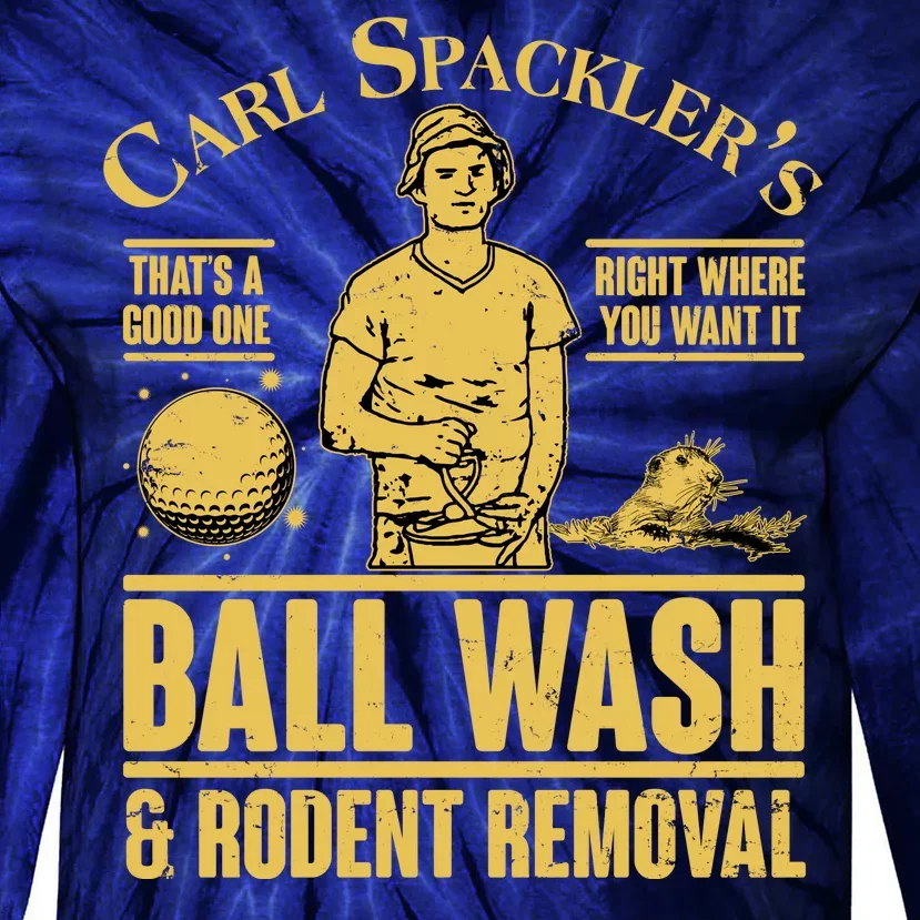 Carl's Spackler's Ball Wash And Rodent Removal Tie-Dye Long Sleeve Shirt