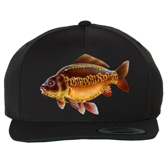 Carp Wool Snapback Cap