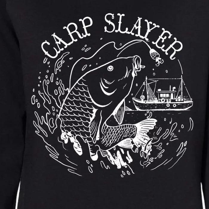 Carp Slayer Fishline Womens California Wash Sweatshirt