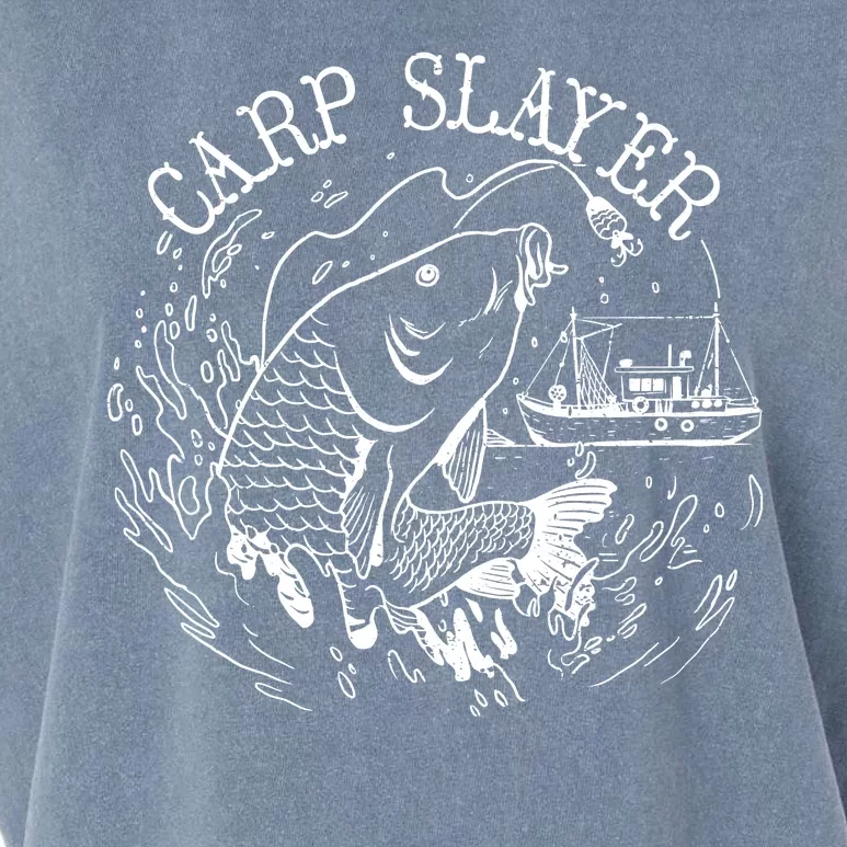 Carp Slayer Fishline Garment-Dyed Women's Muscle Tee