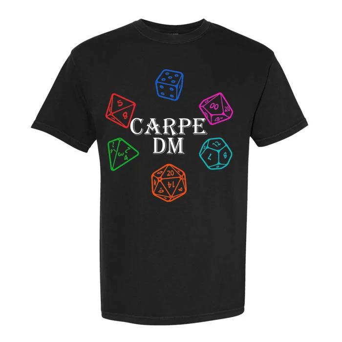 Carpe DM Funny Diem Parody Dice Garment-Dyed Heavyweight T-Shirt