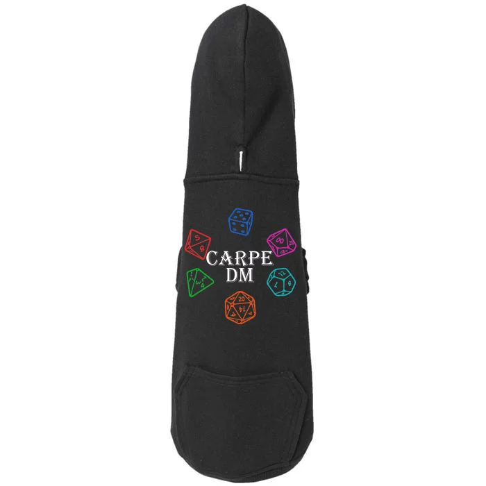 Carpe DM Funny Diem Parody Dice Doggie 3-End Fleece Hoodie