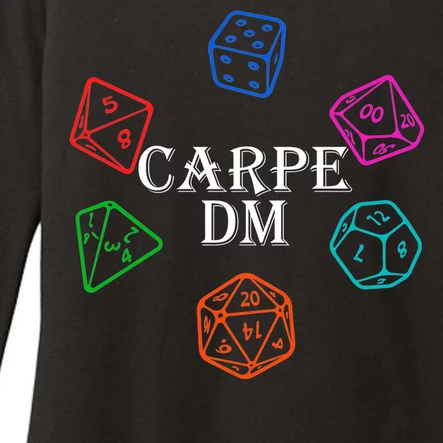 Carpe DM Funny Diem Parody Dice Womens CVC Long Sleeve Shirt