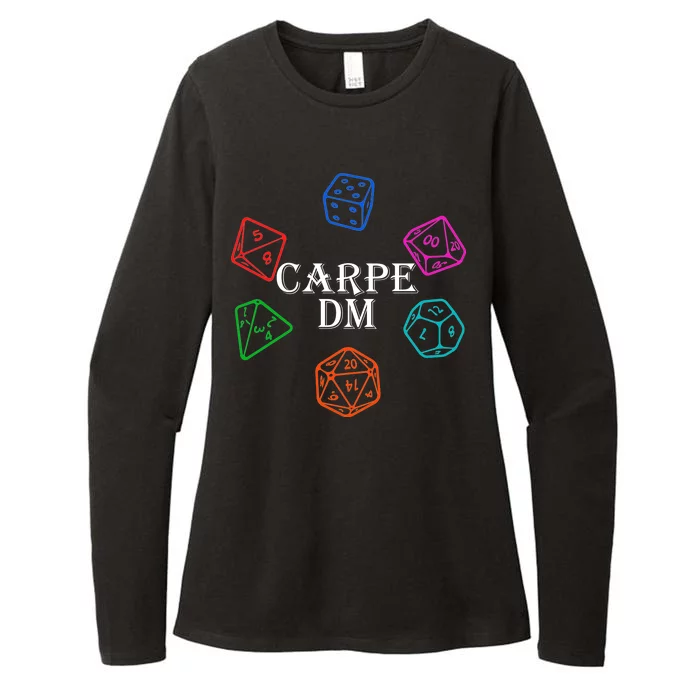 Carpe DM Funny Diem Parody Dice Womens CVC Long Sleeve Shirt