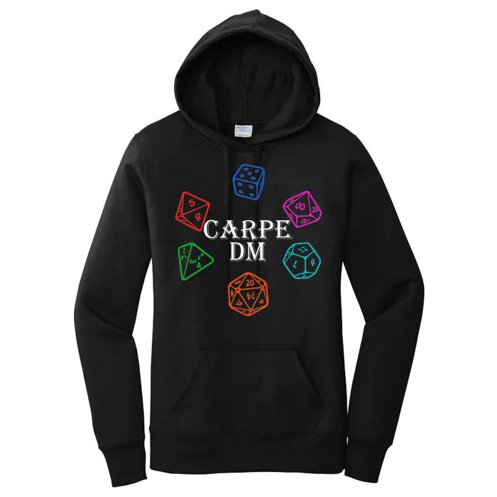 Carpe DM Funny Diem Parody Dice Women's Pullover Hoodie