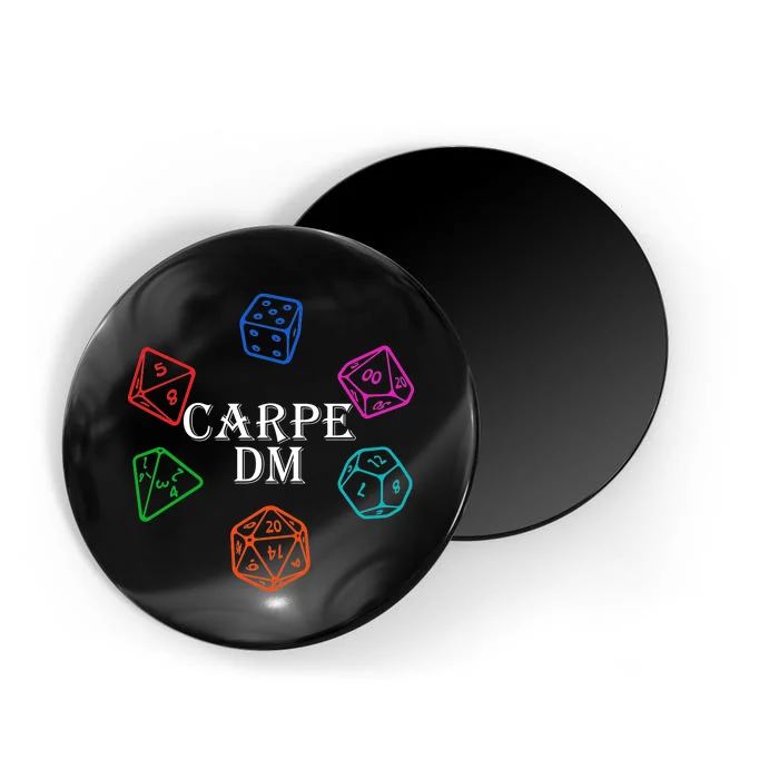 Carpe DM Funny Diem Parody Dice Magnet