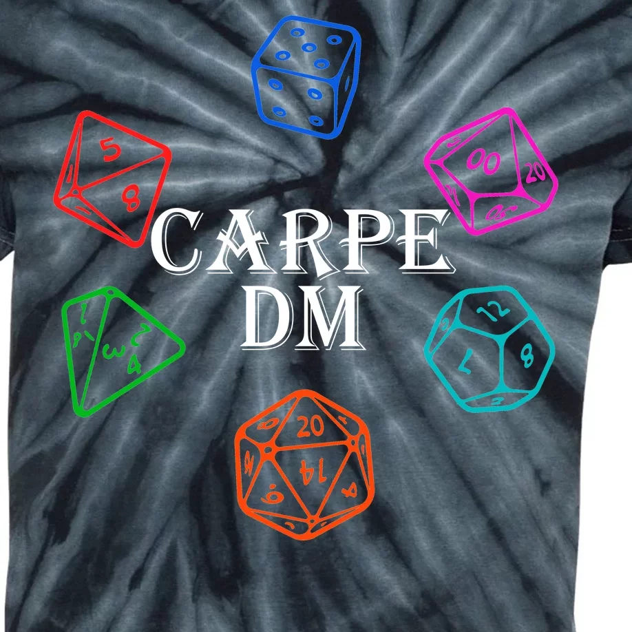 Carpe DM Funny Diem Parody Dice Kids Tie-Dye T-Shirt