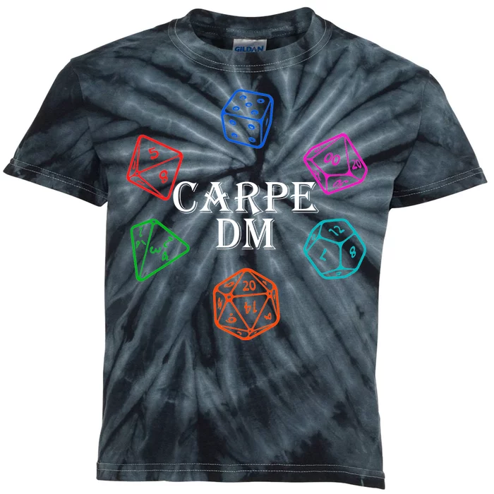 Carpe DM Funny Diem Parody Dice Kids Tie-Dye T-Shirt