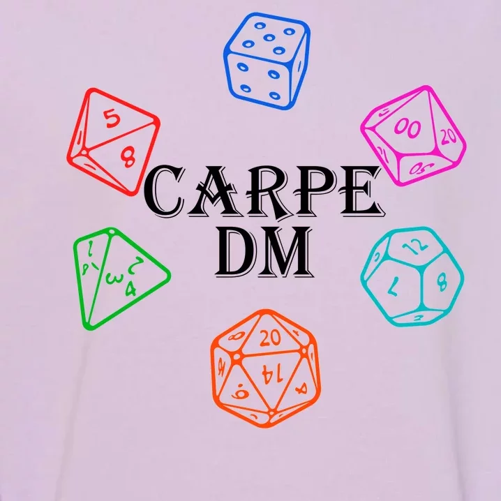 Carpe DM Funny Diem Parody Dice Garment-Dyed Sweatshirt