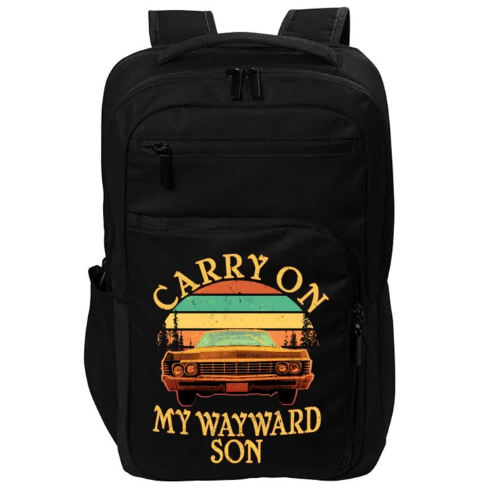 Carry On My Wayward Son Impact Tech Backpack