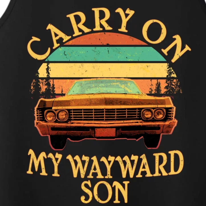 Carry On My Wayward Son Performance Tank