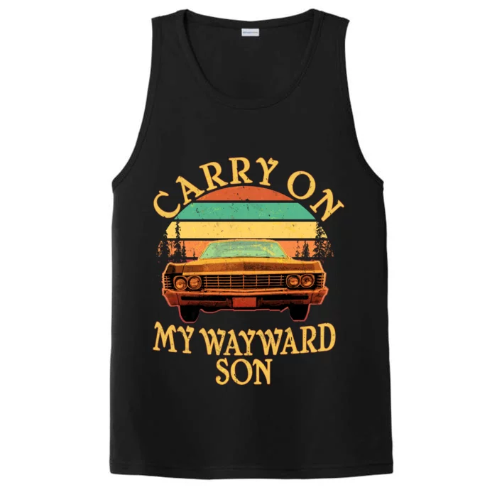 Carry On My Wayward Son Performance Tank